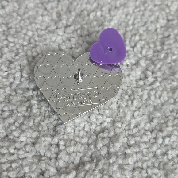 Kind Heart Shaped Pin - Picture 3 of 3